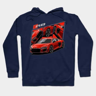 R8 v10 plus German Supercar Hoodie